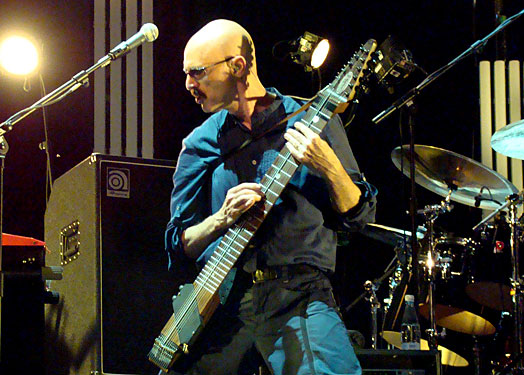 Tony Levin playing a Chapman Stick