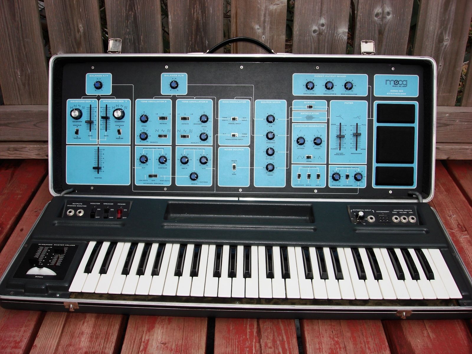 Moog Sonic Six Suitcase Synthesizer